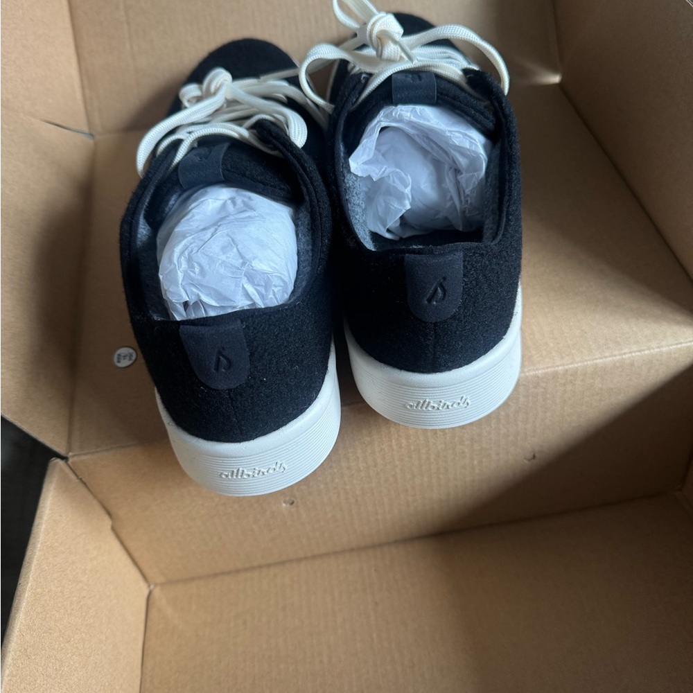 Allbirds Women's Wool Cruiser - Natural Black (Natural White Sole) - Picture 5 of 7